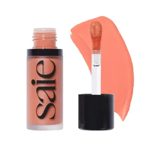 Saie Dew Liquid Blush for Cheeks - Hydrating Cream Blush Stick with a Blendable   Buildable Formula - Skincare Infused Dewy Cheek Tint for a Natural Flush - Glowy Makeup Essential - Hottie (.40 oz)