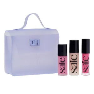 Saie SaieGlow Starter Kit - Hydrating   Highlighting Makeup Kit with Glowy Super Gel in Roseglow, Dew Blush in Baby, and Glossybounce Lip Gloss in Play (3 Count)