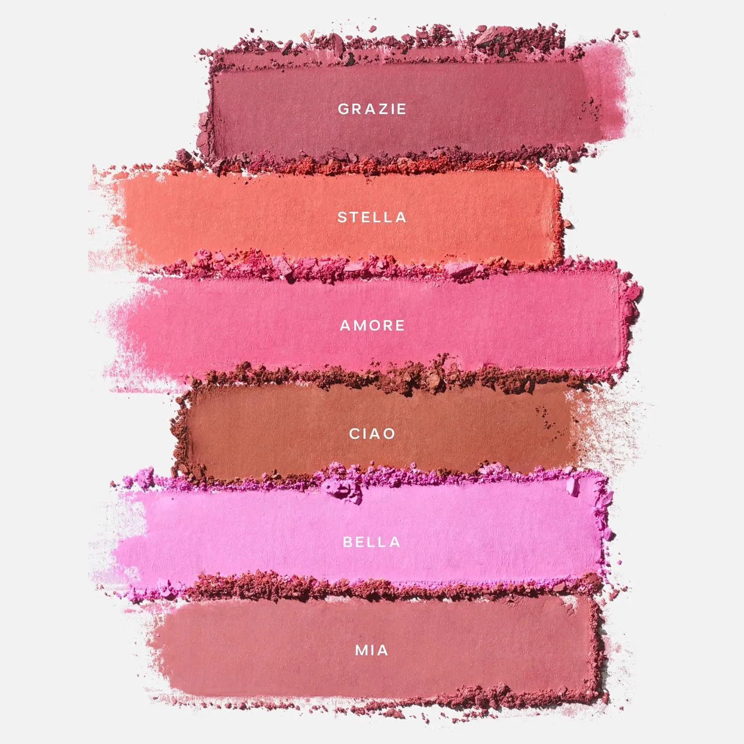 Saie SuperSuede Baked Blush - Talc-Free Powder Blush for All Day Wear - Enriched with Plant-Derived Squalane   Glycerin to Help Moisturize Dry Skin - Grazie (.01 Ounce)