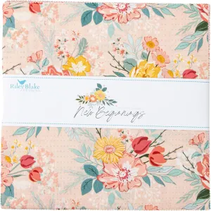 Sandy Gervais New Beginnings 10" Stacker 42 10-inch Squares Layer Cake Riley Blake 10-15750-42