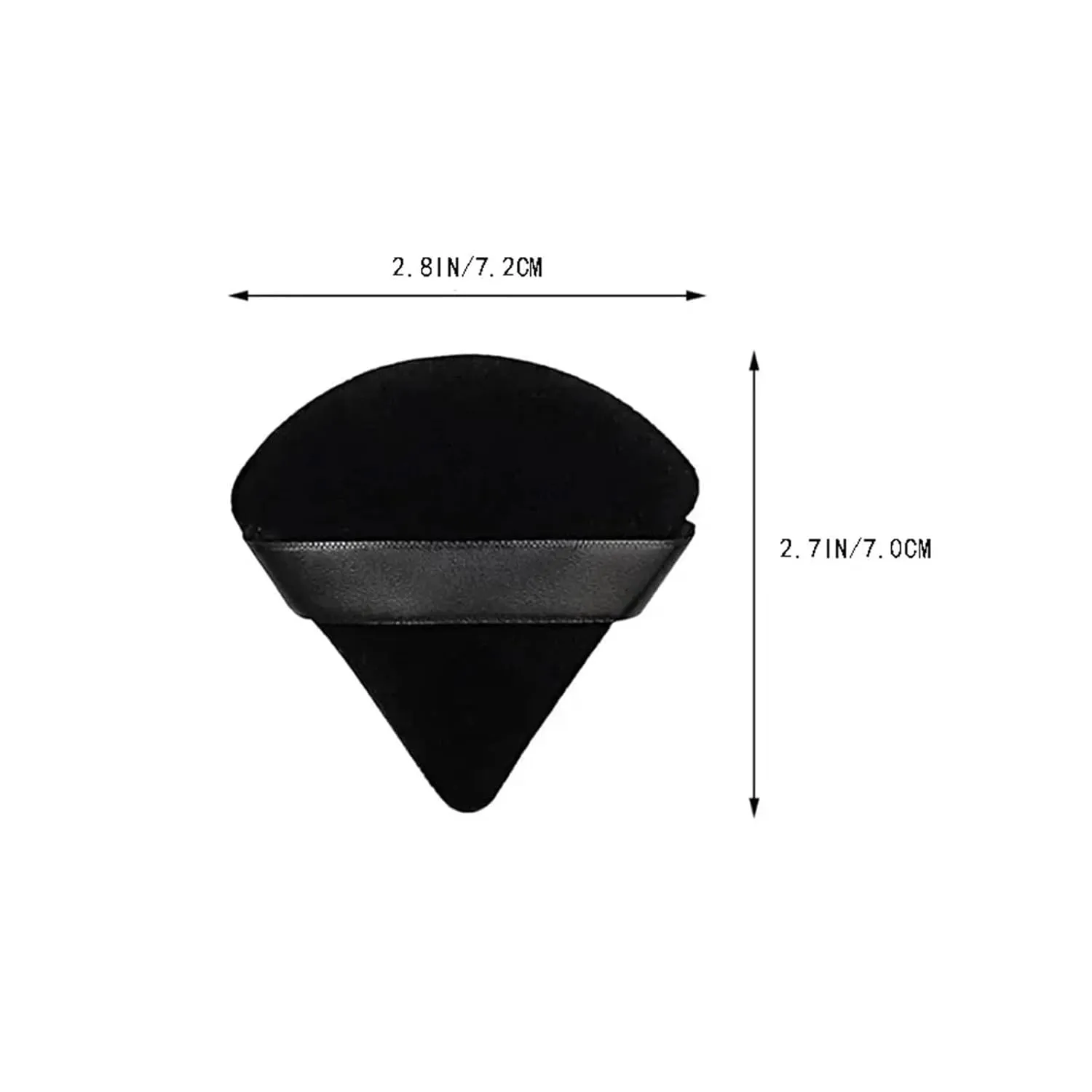 SBTRKT Cosmetic Puff Set Makeup Sponges Foundation Women Powder Puff Makeup Tools Cheap Make Up Blender (Color : Black 10 PCS)