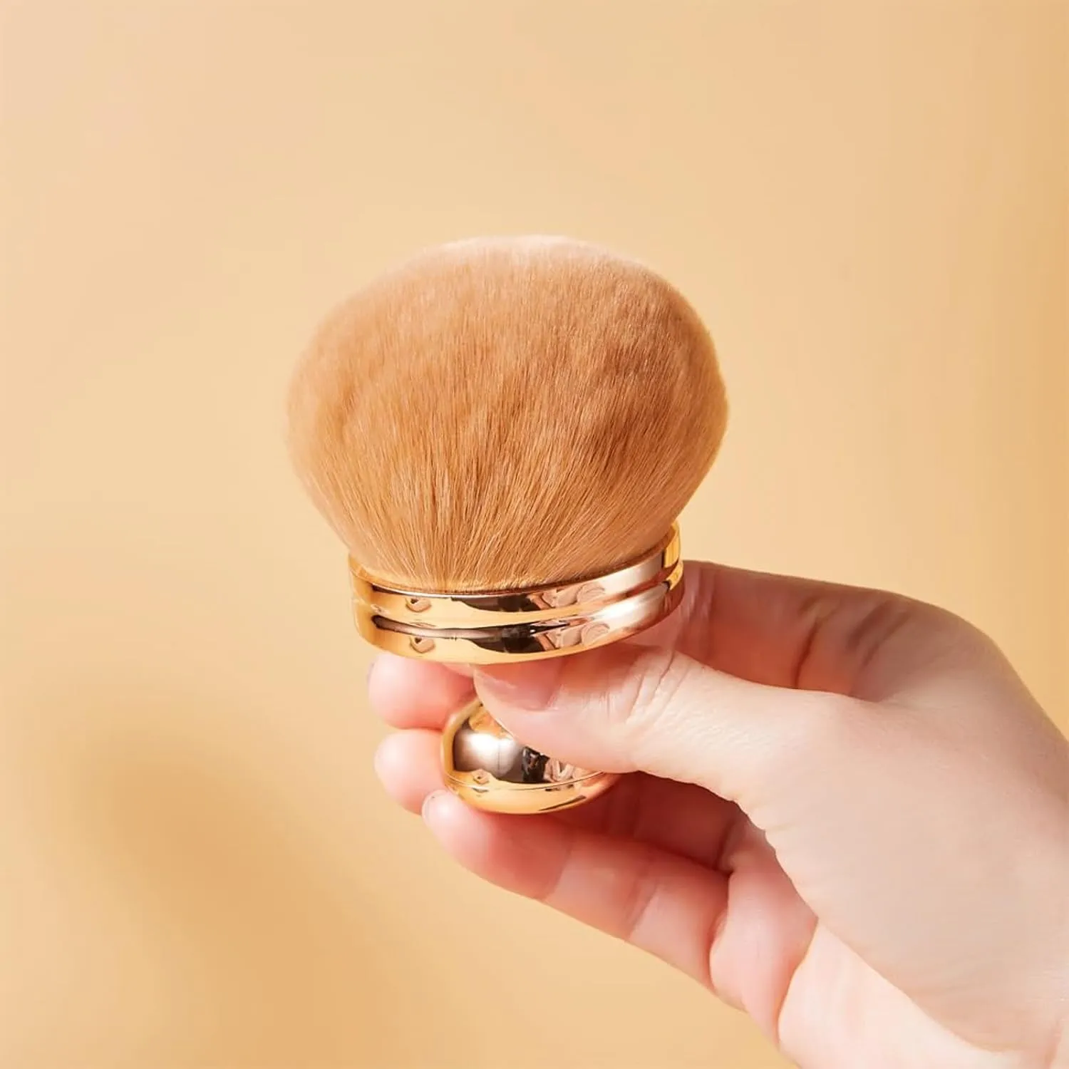 Self Tanner Brush, Rose Gold Extra Large Self Tanning Blend Brush, Soft Kabuki Makeup Brush for Powder/Foundation/Blusher/Bronzer, Instant Tan Application Brush for Flawless Face Body Neck Leg Makeup