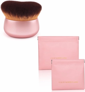 Self Tanning Brush & Makeup Bag Set – XL Body Brush for Flawless Tan Application   Travel-Friendly Cosmetic Bag, Ideal for Tanning Mousse, Lotion, Bronzer |