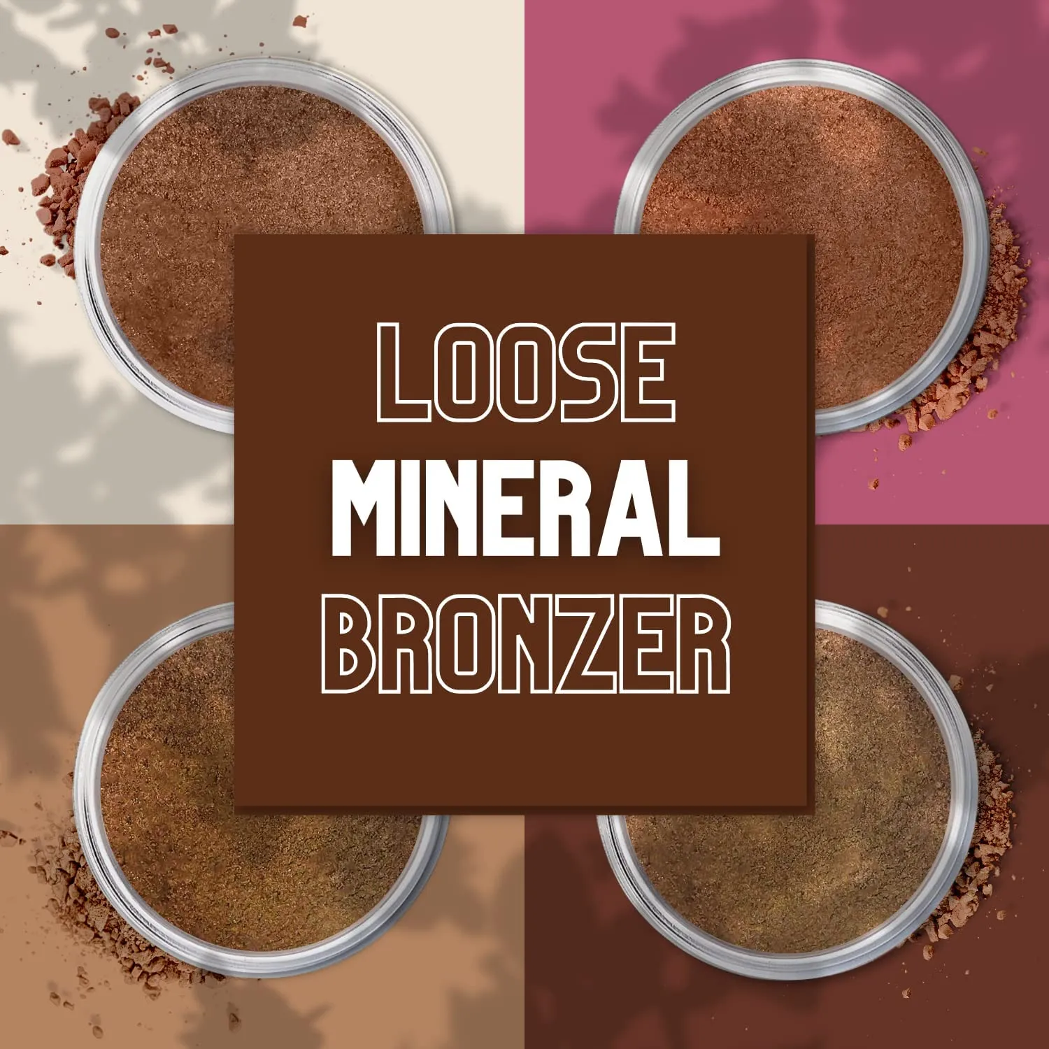 Sex on the Beach Loose Powder Mineral Makeup Bronzer Maquillaje Countour Highlighter for Face Natural Organic Glow