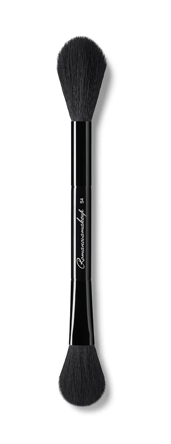 Sexy Highlighter and Concealer Face Brush. Durable and Ultimate Soft Brush for Easy Blending by Romanovamakeup. Blend Contour, Scupting Cream, Bronzer, Highlighter on Face, Smooth Result for Women.