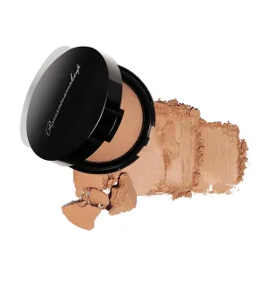 Sexy Nude Face Powder DARK. Bronzer, Shine Control, Matte Finish, Long Lasting, Silky and Weightless, Brightens Skin, Fills Fine Lines, Blurs Wrinkles by Romanovamakeup. For Dark Skin, Tanned Women.