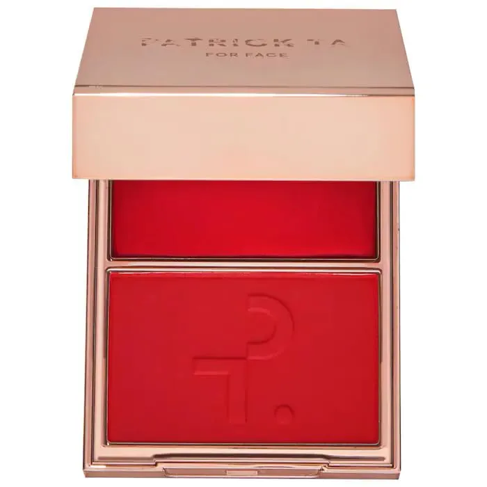 She Left Me On Red Major Headlines Double-Take Crème & Powder Blush Duo