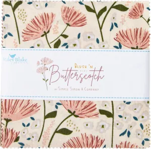 Simple Simon & Company Blush 'n Butterscotch 42 5-inch Squares Charm Pack Riley Blake 5-15590-42
