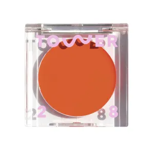 Tower 28 Beauty BeachPlease Cream Blush for Cheeks and Lips - Multi-Purpose Lip and Cheek Tint in Orange Blush - for Sensitive Skin – Color GOLDEN HOUR, Luminous Finish