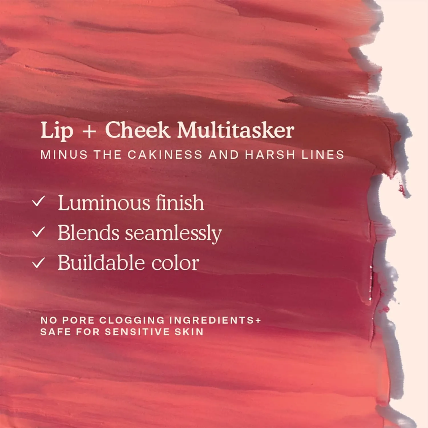 Tower 28 Beauty BeachPlease Cream Blush for Cheeks and Lips - Multi-Purpose Lip and Cheek Tint in Orange Blush - for Sensitive Skin – Color GOLDEN HOUR, Luminous Finish