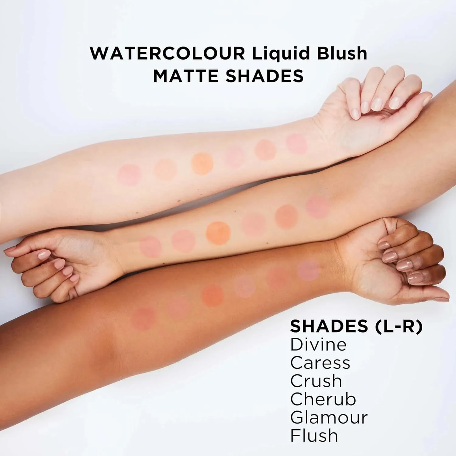 WATERCOLOUR LIQUID BLUSH CARESS – Lightweight, Buildable, Water-Resistant Formula for Cheeks, Lips