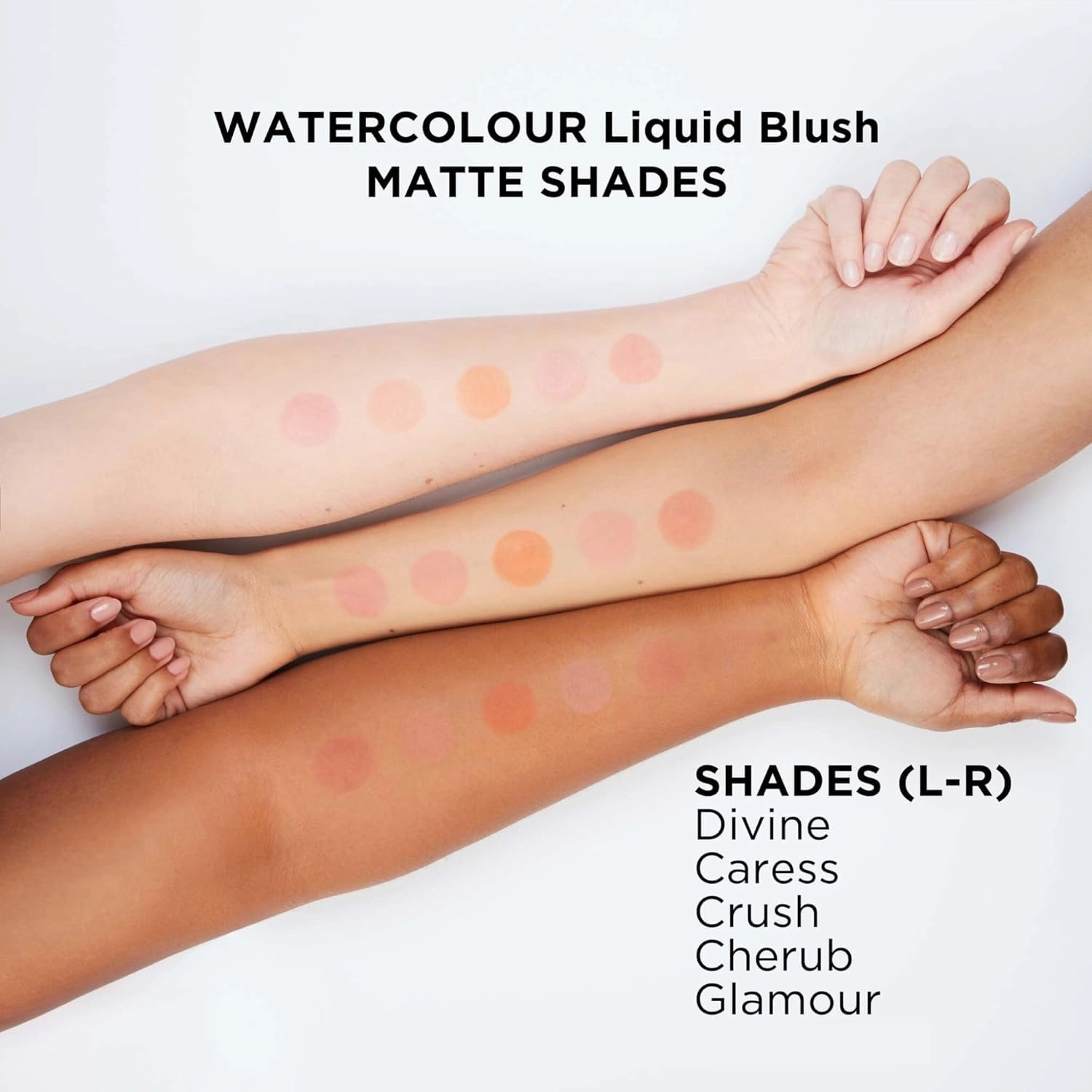 WATERCOLOUR LIQUID BLUSH DIVINE – Lightweight, Buildable, Water-Resistant Formula for Cheeks, Lips