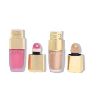 Winky Lux Cheeky Rose Lovely Liquid Blush and Moonlight Liquid Highlighter