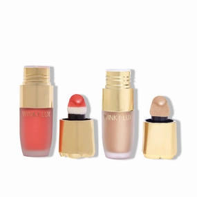 Winky Lux Cheeky Rose Darling Liquid Blush and Moonlight Liquid Highlighter
