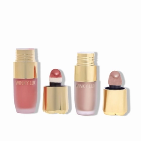 Winky Lux Cheeky Rose Noble Liquid Blush and Angel Liquid Highlighter