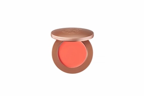 YENSA Super Serum Silk Cream Blush for Cheeks - Buildable Cheek Blush Formulated with Superfoods - Dewy Airbrushed Finish - Nourishing & Hydrating - Silky Cream Formula - Vibrant Coral (0.21 oz)