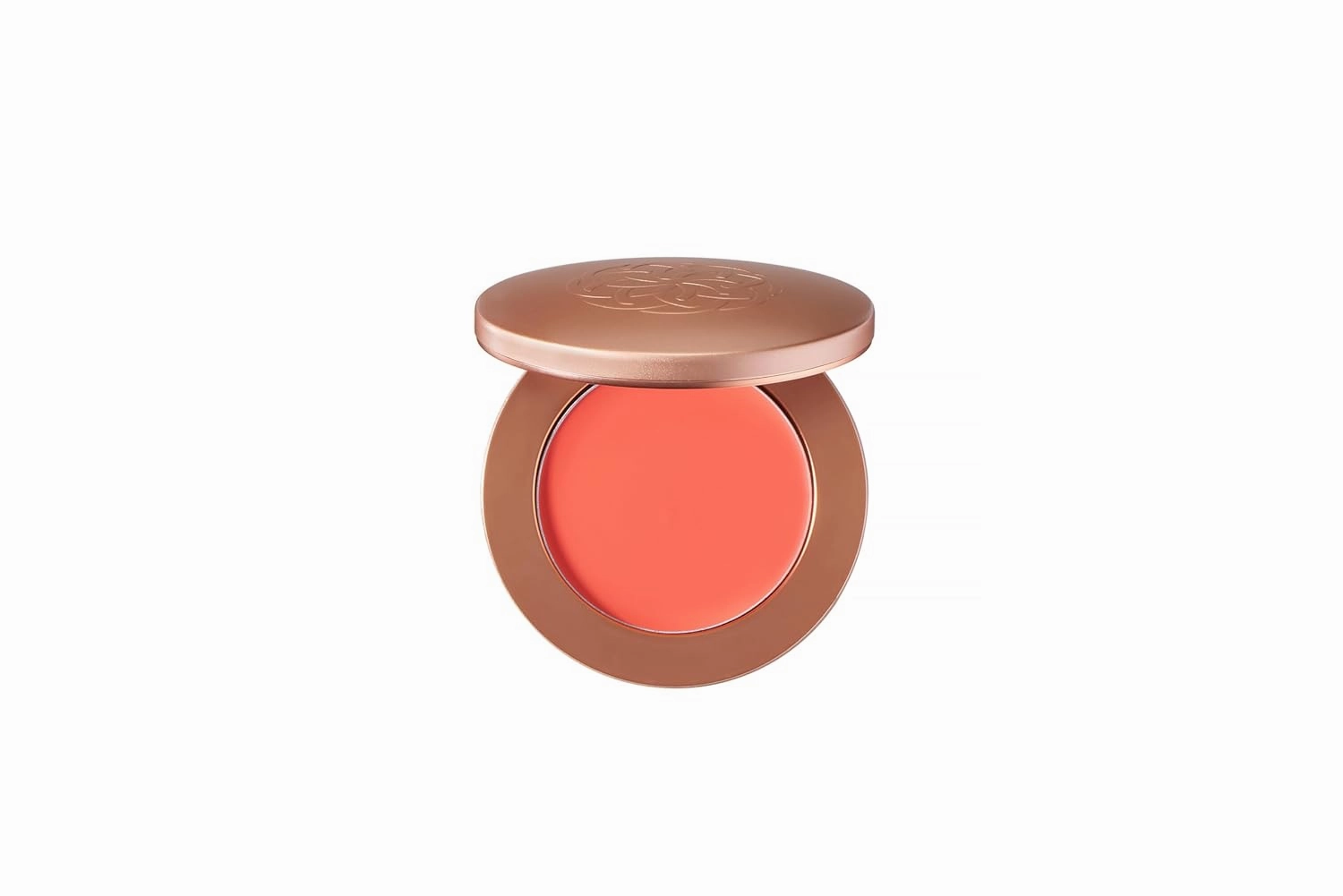 YENSA Super Serum Silk Cream Blush for Cheeks - Buildable Cheek Blush Formulated with Superfoods - Dewy Airbrushed Finish - Nourishing & Hydrating - Silky Cream Formula - Vibrant Coral (0.21 oz)